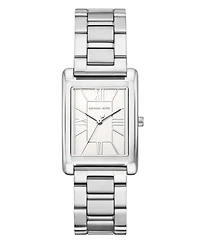 Michael Kors Women's Essex Silver-Tone Stainless Steel Watch, 26x36mm
