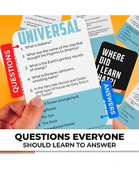 Quokka Trivia Card Game for Adults, Teens, and Families – Cards with Answers