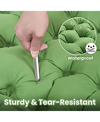 Ropoda Extra Thick Inflatable Sleeping Pad with Pillow, Camping Pad with Carrying Bag