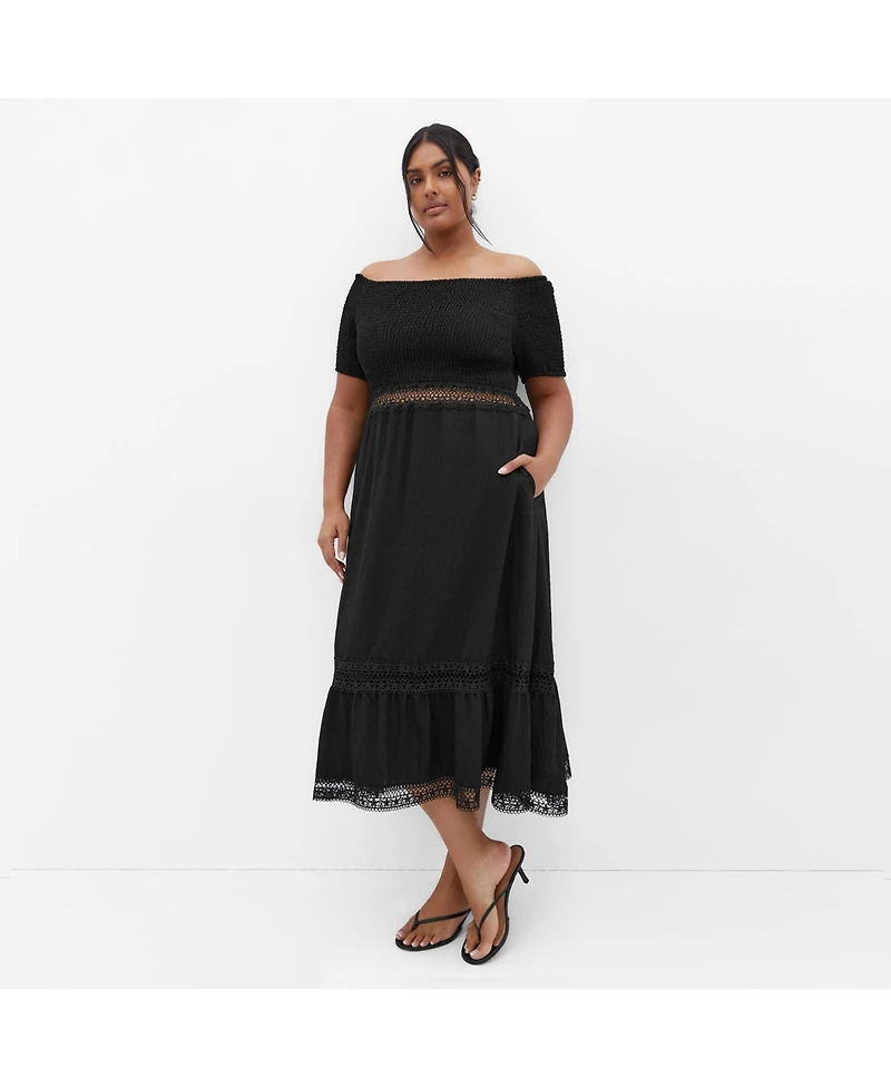 City Chic Plus Aura Midi Dress