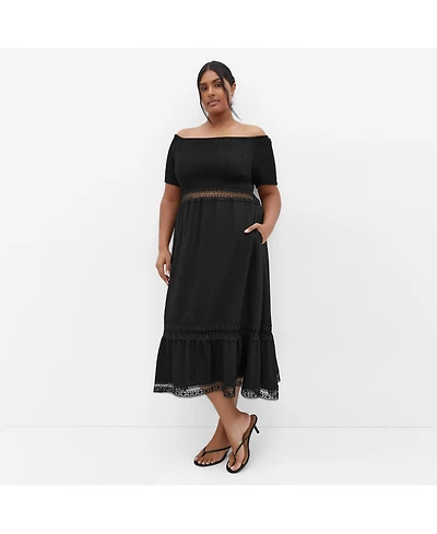 City Chic Plus Aura Midi Dress