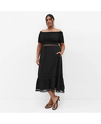 City Chic Plus Aura Midi Dress