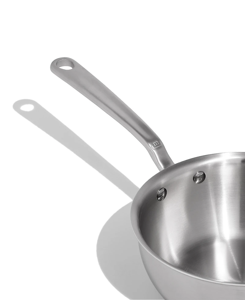 Made In Stainless Steel Clad 2-Quart Saucier with Lid