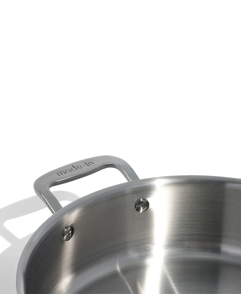 Made In Stainless Steel Clad -Quart Rondeau with Lid