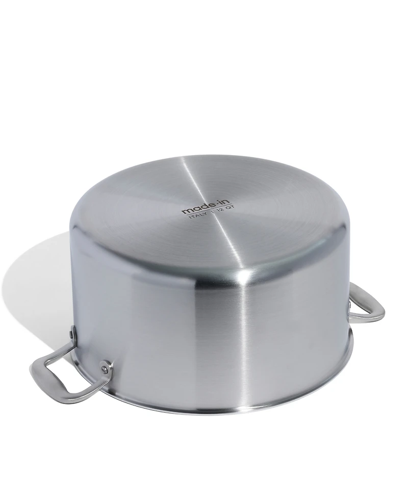 Made In Stainless Steel Clad -Quart Stock Pot with Lid