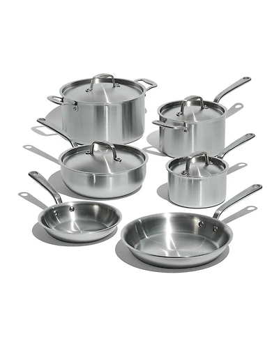 Made In Stainless Steel Clad 10-Piece Cookware Set