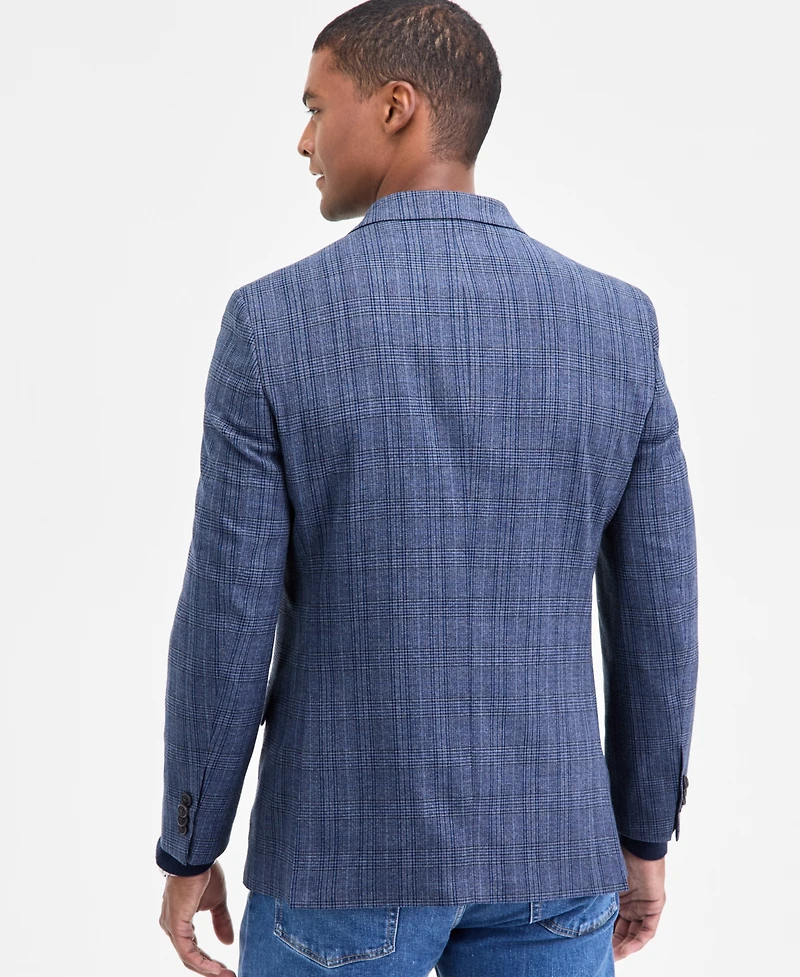 Nautica Men's Modern-Fit Stretch Pattern Sport Coat