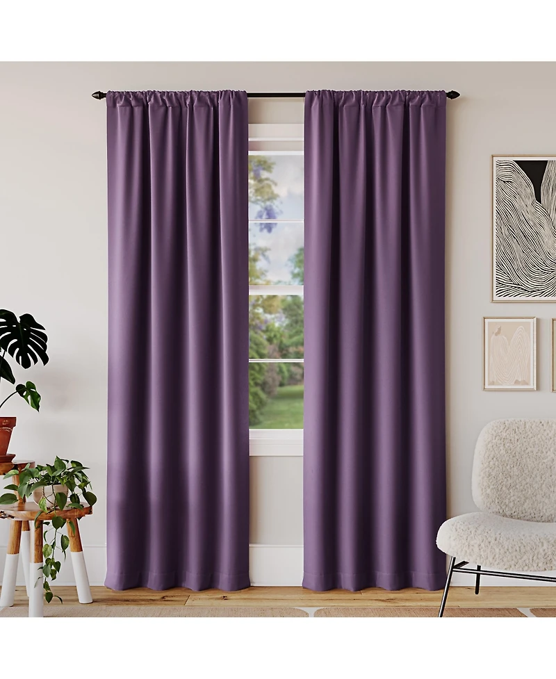 Rianna Theater Grade Extreme 100% Blackout Rod Pocket Curtain Panel