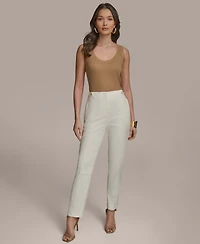 Donna Karan New York Women's High Rise Slim-Leg Pants