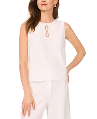 Vince Camuto Women's Embroidered Sleeveless Top