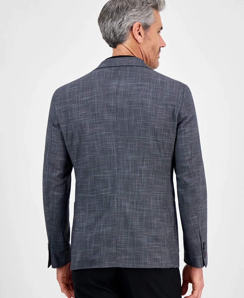 Tom Baine Men's Slim-Fit Plaid Stretch Sport Coat