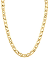 Lightweight Polished Mariner Link 20" Chain Necklace (5.5MM) in 14k Gold