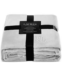 Lauren Ralph Micromink Plush Blanket, Full/Queen