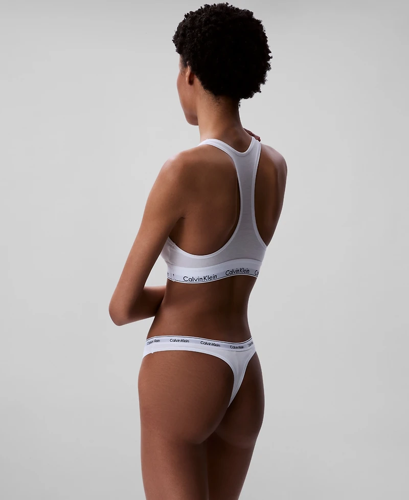 Calvin Klein Women's Modern Logo Thong Underwear QD5043