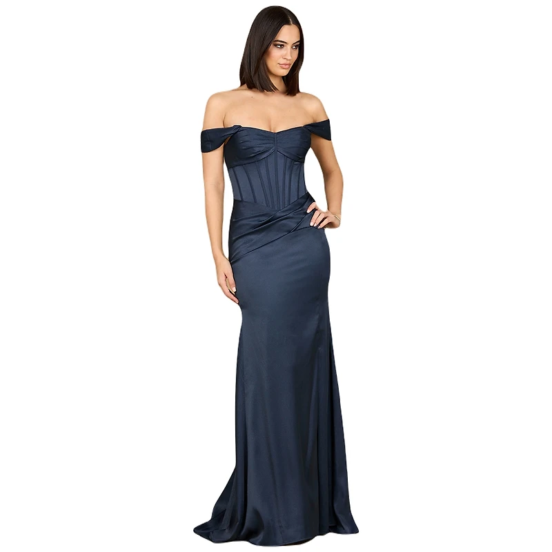 Lara Women's Sleeveless Corset Gown