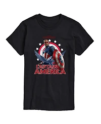 Airwaves Men's Captain America Brave New World Short Sleeve T-Shirt