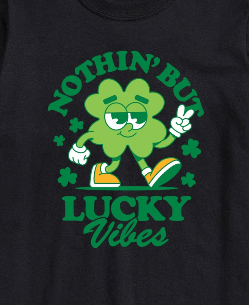 Airwaves Men's St Patrick's Nothin' But Lucky Vibes Short Sleeve T-Shirt