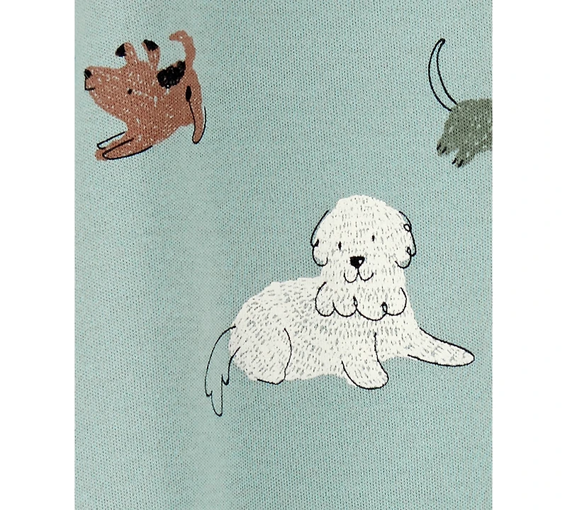 Carter's Baby Boys Cotton Dog-Print Sleep & Play Pajamas