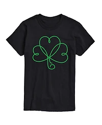 Airwaves Men's St Patrick's Day Clover Short Sleeve T-Shirt