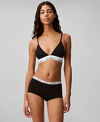 Calvin Klein Women's Modern Cotton Lightly Lined Triangle Bralette QF5650