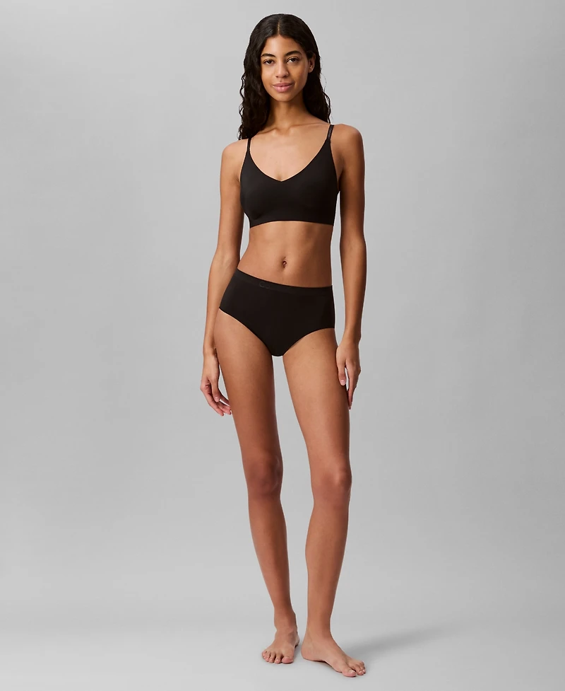 Calvin Klein Women's Invisibles Comfort Lightly Lined Triangle Bralette QF5753