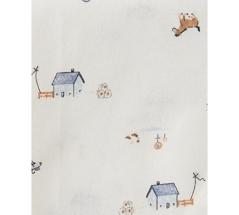 Carter's Baby Cotton Receiving Blankets, 4 Pack