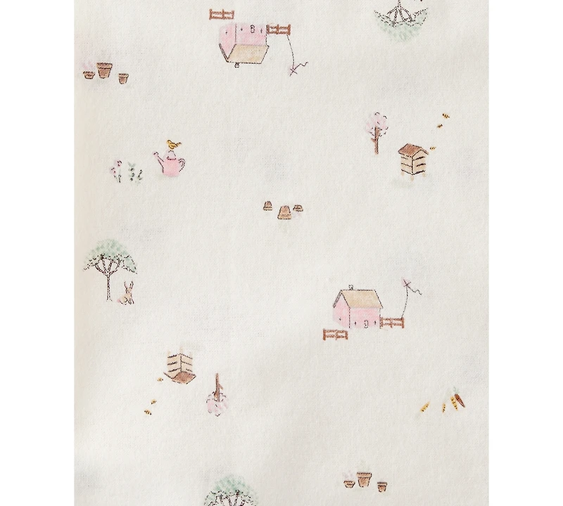 Carter's Baby Cotton Receiving Blankets, 4 Pack