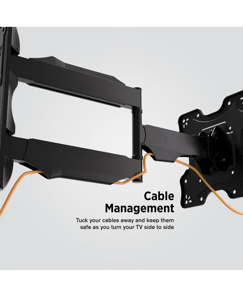 ProMounts Articulating/Full Motion Tv Wall Mount for 17" to 47" TVs up to 77lbs