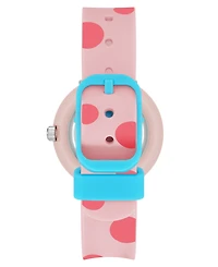 Armitron Kid's Quartz Dottie Pink Silicone Watch, 30mm