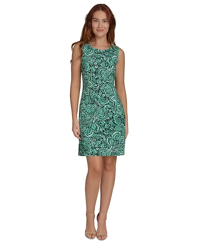 Tommy Hilfiger Petite Tidal Flower Sleeveless Dress