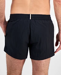 Boss by Hugo Men's Mooneye Outlined Logo Drawstring 3" Swim Trunks
