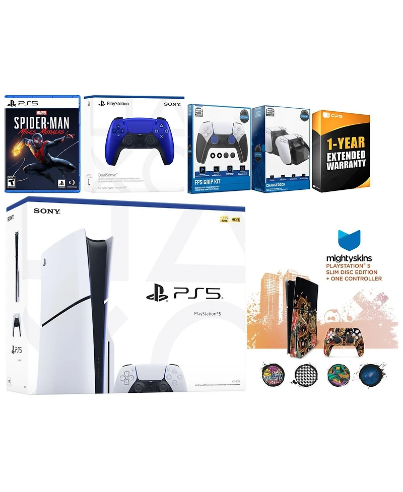 Sony Playstation 5 Slim Disc with Spider-Man: Miles Morales, Extra