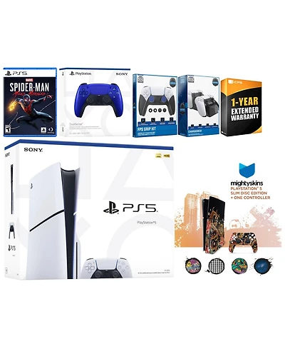 Sony Playstation 5 Slim Disc with Spider-Man: Miles Morales, Extra
