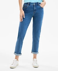 Style & Co Women's High Stretch Mid-Rise Girlfriend Jeans, Exclusively at Macy's