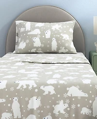 Linery & Co. Ultra-Soft Turkish Cotton Flannel Lodge Print Sheet Set