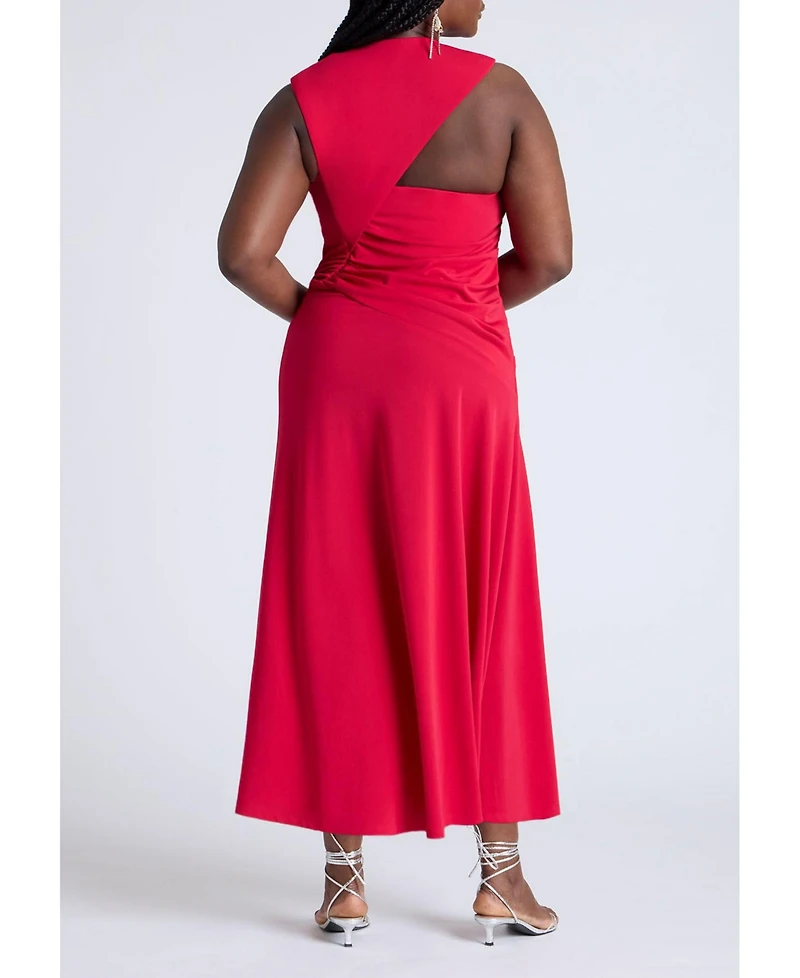 Eloquii Women's Peekaboo Back Dress
