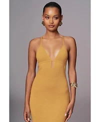 Jluxlabel Women's Sun Rays Knit Maxi Dress