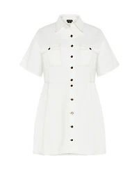 City Chic Plus Liv Denim Dress