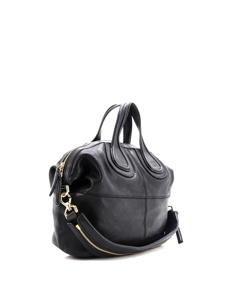 Pre-Owned Givenchy Nightingale Satchel Leather