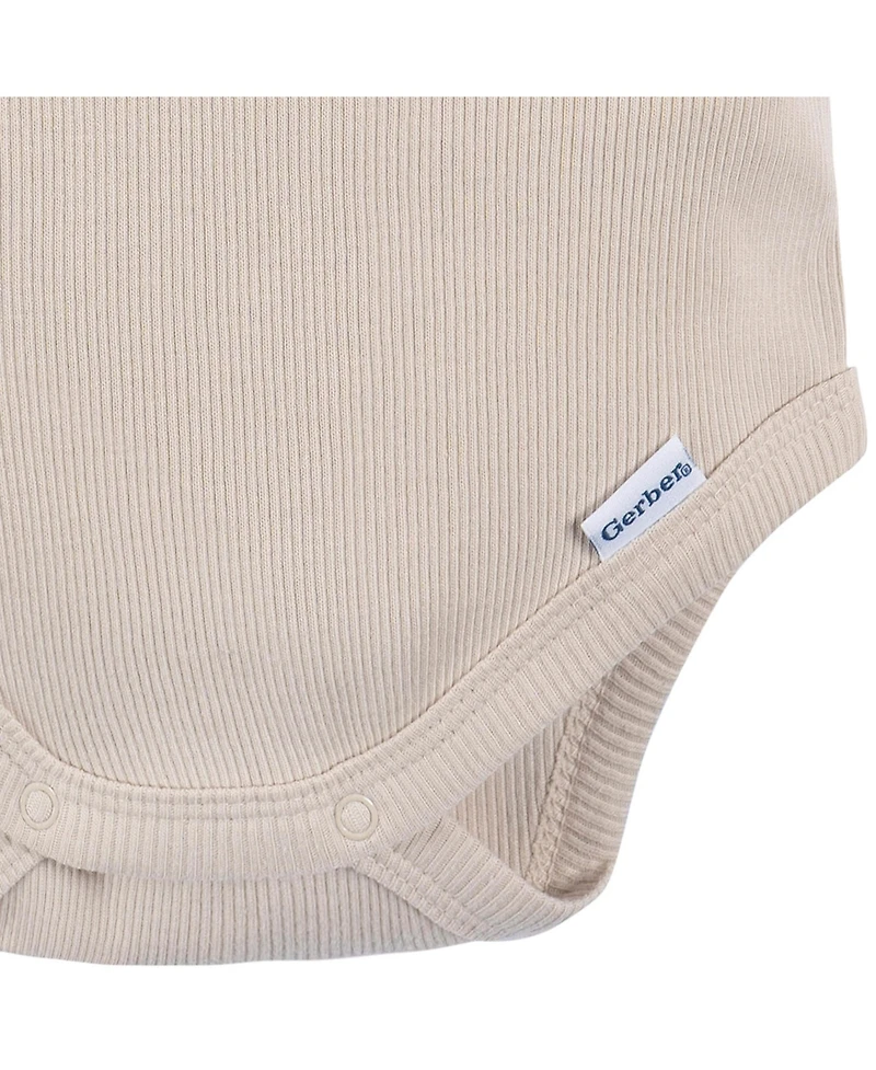 Gerber Baby Boys Henley Bodysuit and Shorts Set