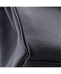 Pre-Owned HERMES Kelly Handbag Black Togo with Gold Hardware