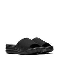 Clarks Women's Cloudsteppers Drift Twist Slip-On Sandals