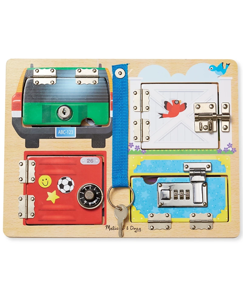 Melissa and Doug Kids' Locks & Latches Board