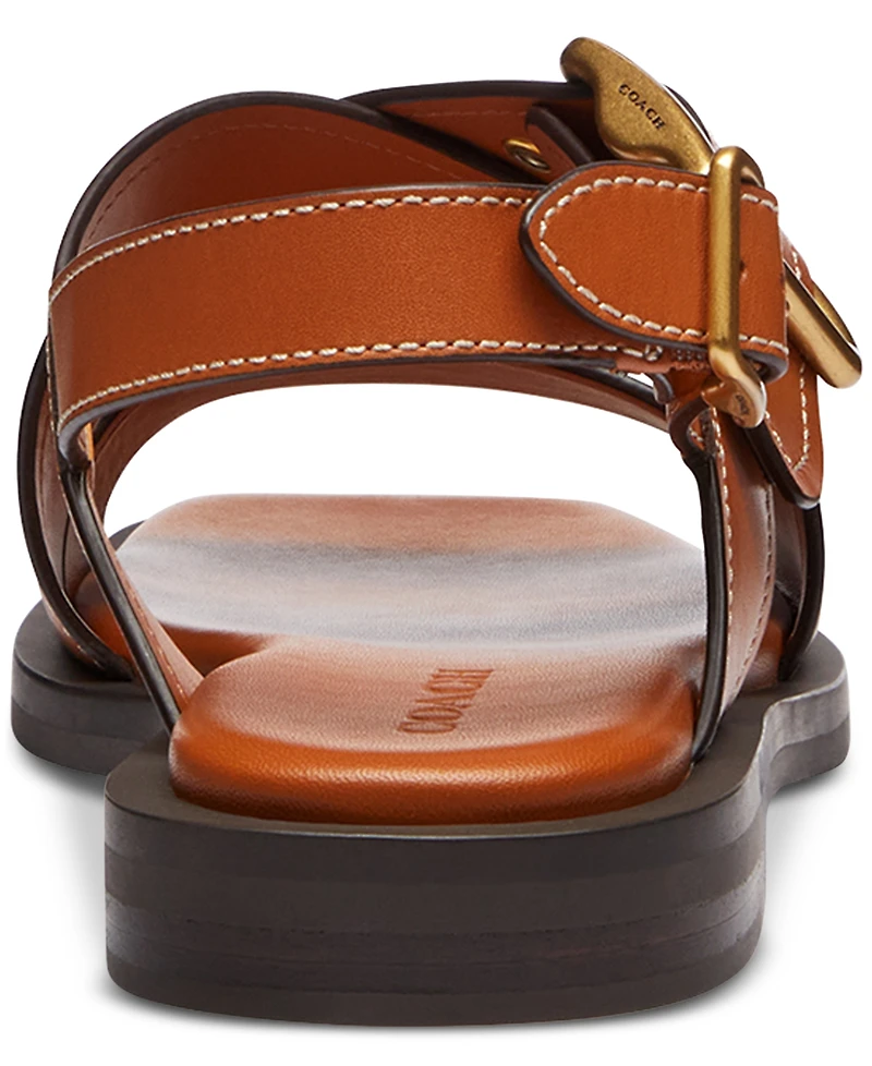 Coach Women's Archival Buckled Flat Sandals