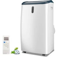 Zafro 12,000 Btu Portable Air Conditioner, 3-in-1 Ac Unit for Cooling, Dehumidifying & Fan, Cools Rooms up to 550 Sq. Ft, with Remote Control, 24H Tim