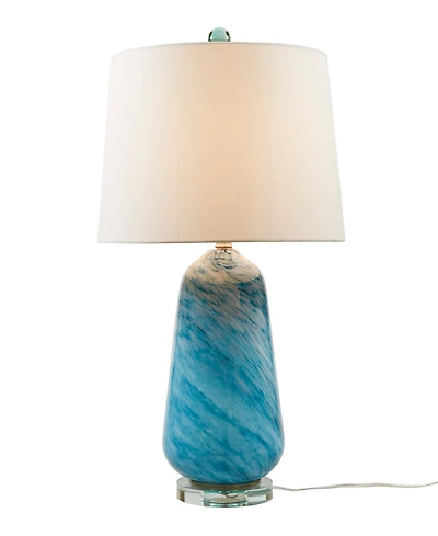 Ink+Ivy 28" Aquaviva Confetti Glass Table Lamp
