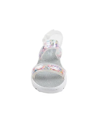Bebe Toddler Girls Loose Glitter Straps Sandals