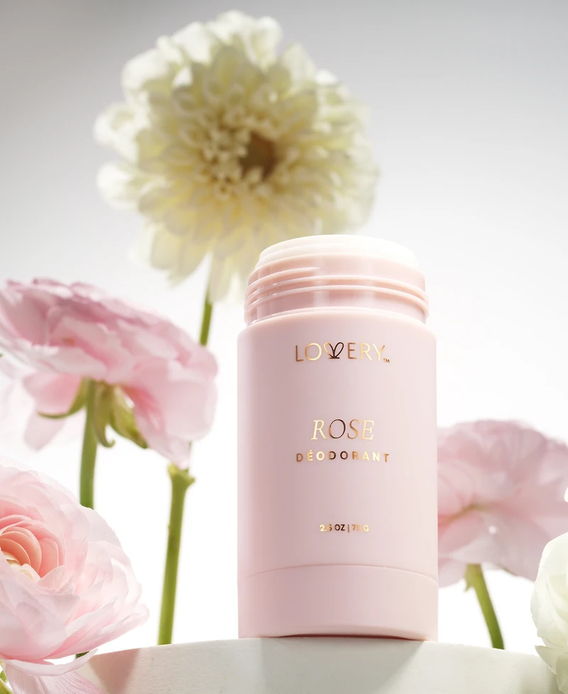 Lovery Rose Deodorant Stick, 2.6 oz.
