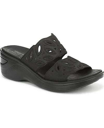 LifeStride Women's Delight Washable Slide Wedge Sandals
