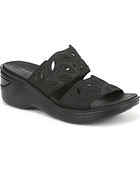 LifeStride Women's Delight Washable Slide Wedge Sandals